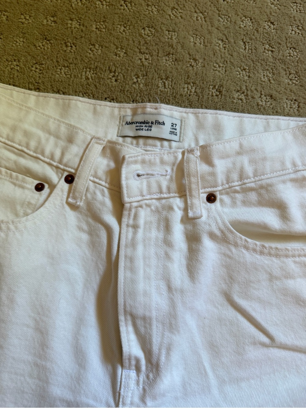 Abercrombie Women’s Hugh Rise Wide Leg - LONG